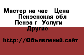 Мастер на час › Цена ­ 600 - Пензенская обл., Пенза г. Услуги » Другие   